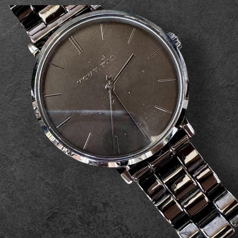 Michael Kors Black Stainless Steel Watch